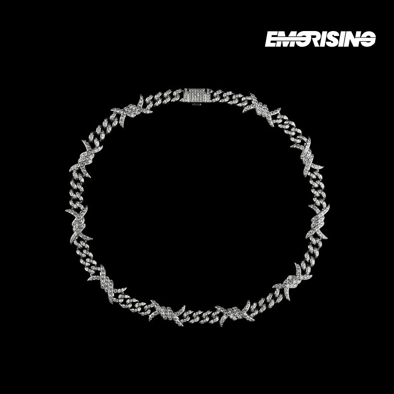 "Iced Thorn" - Cuban Chain Necklace