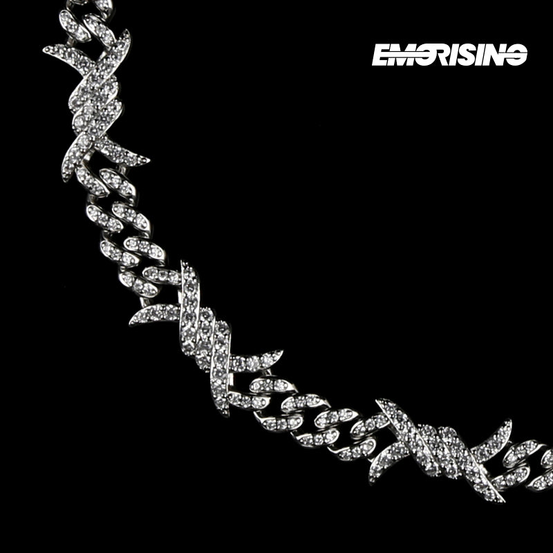 "Iced Thorn" - Cuban Chain Necklace