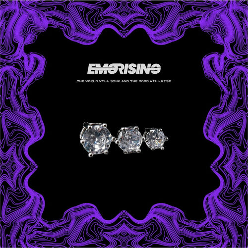 "Cryo Claw" - Six-Prong Stud Earrings