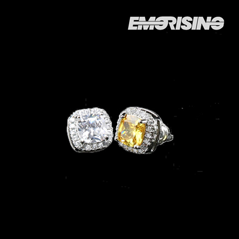 "Glacier Core" - Iced Stud Earrings