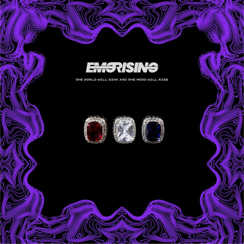 "Prism Throne" - Gemstone Stud Earrings