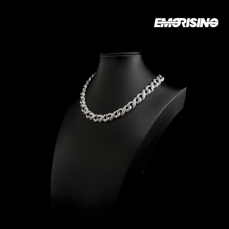 "Frozen Infinity" - Iced Cuban Chain Necklace